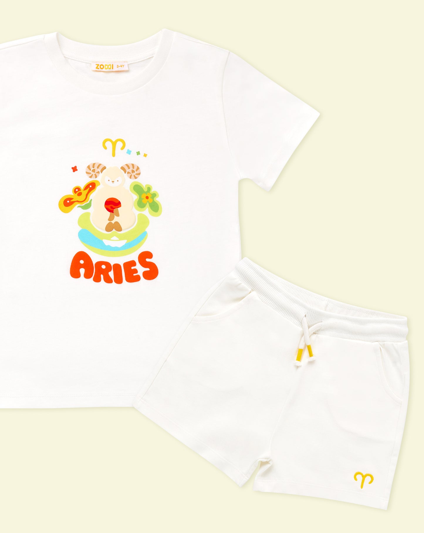 Zoddi™ Starborn Aries Explorer T-Shirt & Shorts Bundle