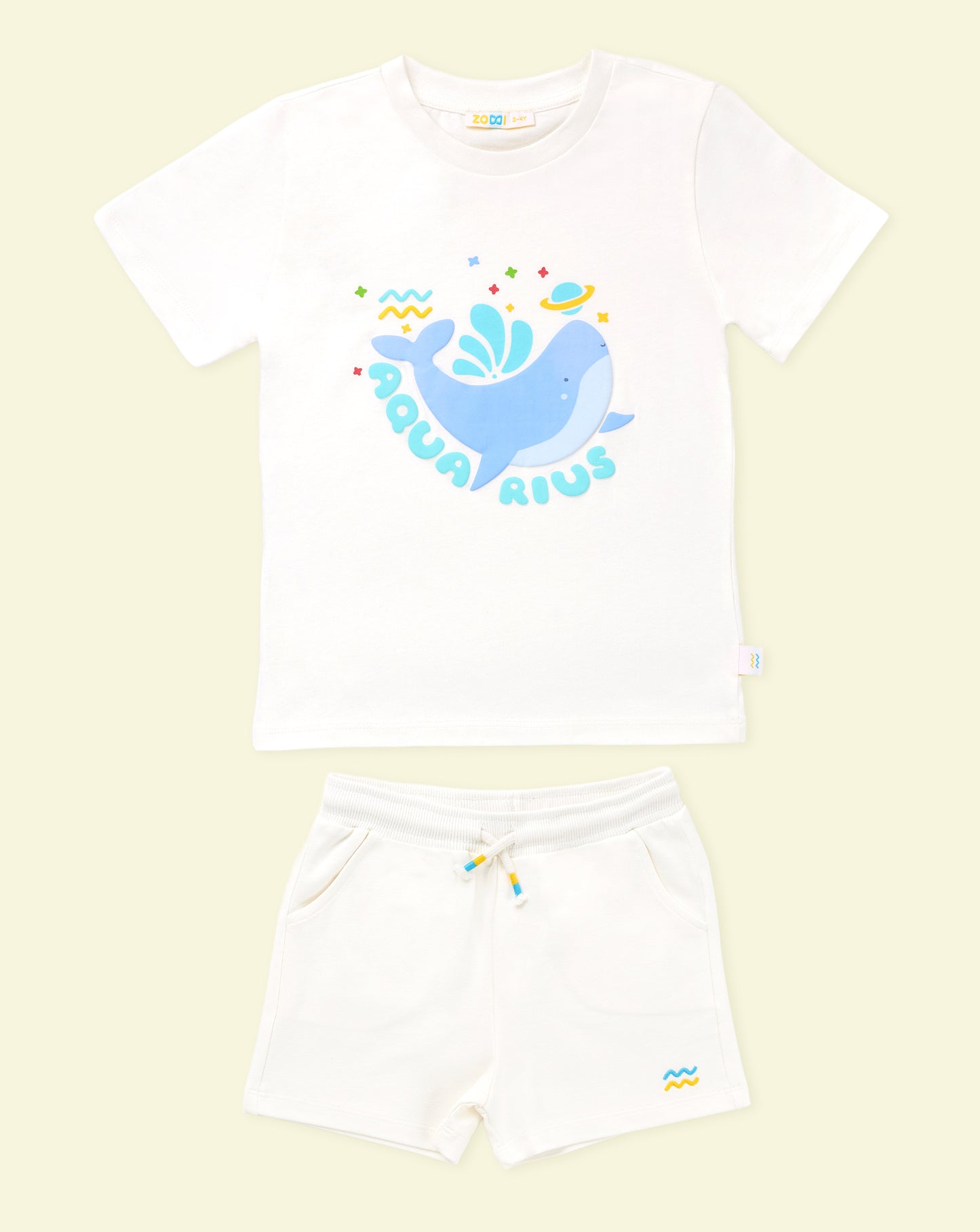 Zoddi™ Starborn Aquarius Explorer T-Shirt & Shorts Bundle