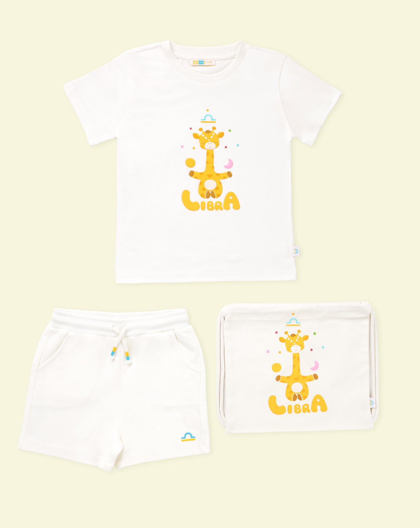 Zoddi™ Starborn Libra Explorer T-Shirt & Shorts Bundle